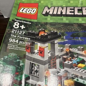 LEGO Minecraft 21127 The Fortress 984 Pieces Open Box Sealed Bags Retired