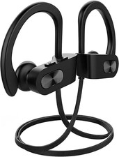 Bluetooth V5.0 Headphones with 16H Playtime  IPX7 Waterproof