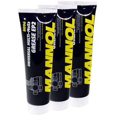 3x 230g MANNOL Universalfett EP-2 Multi.MoS2 Grease Schmierstoff Schmierung Fett