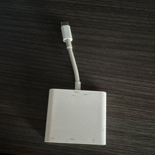 Apple USB-C Digital AV Multiport Adapter A1621 HDMI USB-A USB-C, White 10cm