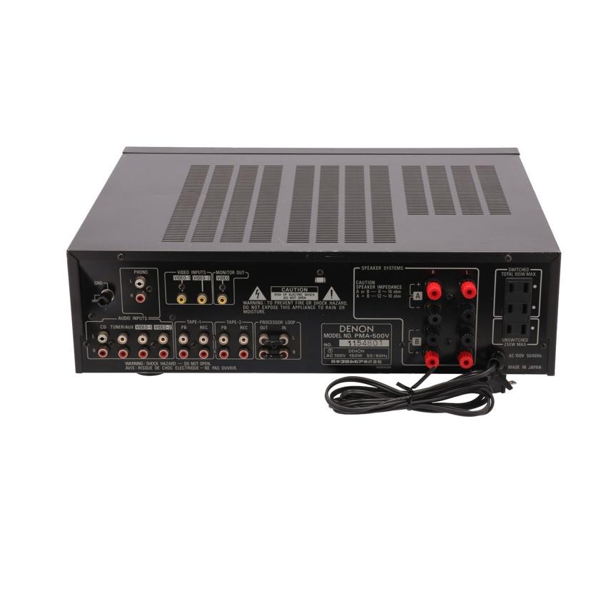 DENON プリメインアンプ PMA500V ブラック DENON PMA-500V Black Tested Integrated Amplifier B Rank