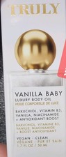 TRULY Vanilla Baby Luxury Body Oil Plumping Body Shimmer Oil 1.7 fl oz/50ml New