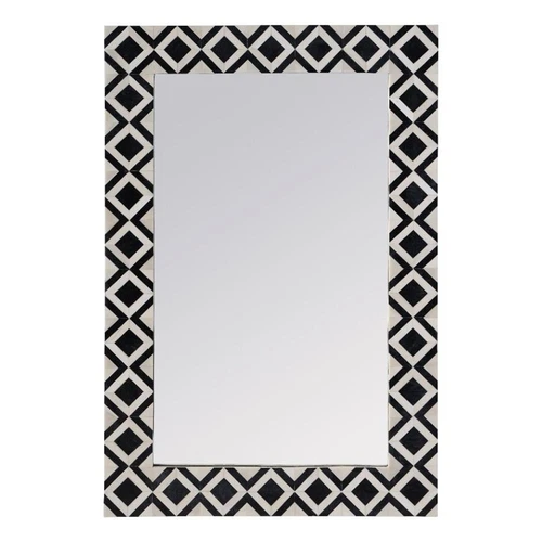 Butler Specialty Company Verona 24 in. W x 36" H Wood & Bone Wall Mirror - Black - Picture 1 of 5