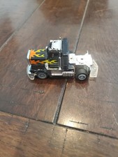 Tyco Curve Hugger Lighted Semi Truck Peterbilt Slot Car Vintage.AS IS NOT TESTED