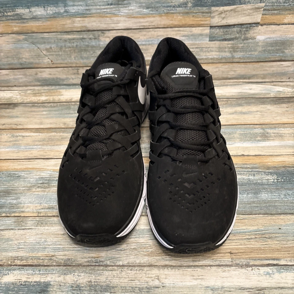 Zapato Deportivo Nike Lunar Fingertrap TR Ancho Negro Para Hombre Talla 12 W Como Nuevo - Envío Rápido Foto 2 de 4