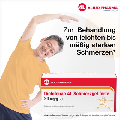 DICLOFENAC AL Schmerzgel forte 20 mg/g 150 g PZN 18719884