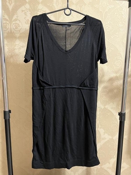 Women COS Dress Black Viscose 36 #6PUA