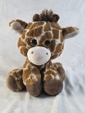 Big-Eyed Sitting Giraffe Plush Stuffed Animal