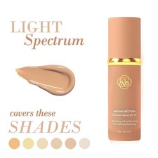 Base maquillaje 4 en 1 espectro medio 50 hidr...
