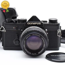 METER WORKS[NEAR MINT w/Case] OLYMPUS OM-1 Film Camera G Zuiko 50mm f1.4 JAPAN