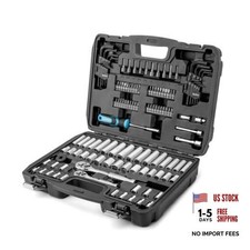 121-Piece Mechanics Tool Kits with Carrying Tool Box