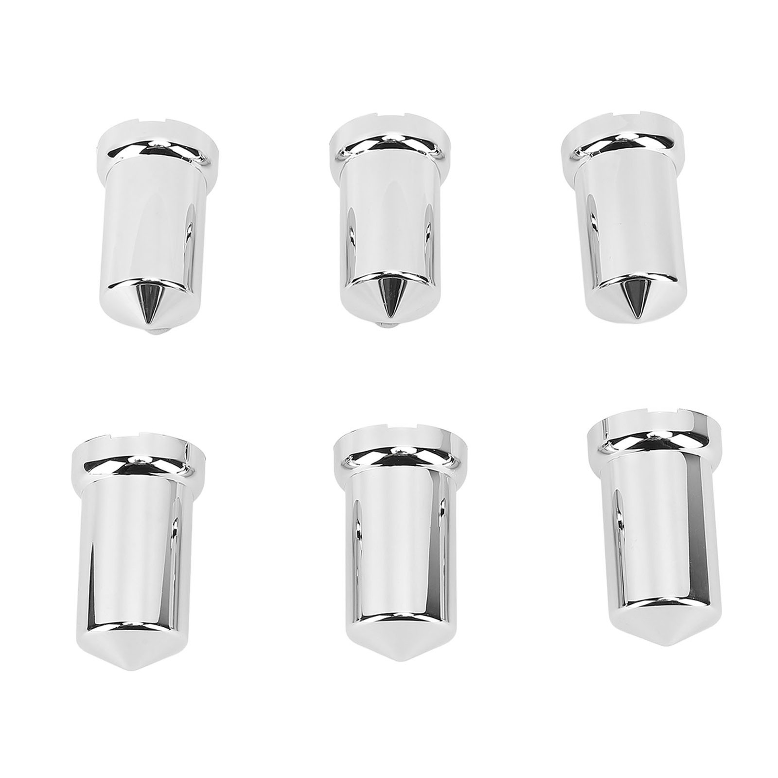 ↑33mm Lug Nut Covers Durable Chrome ABS For Trucks And Trailers Easy To Use