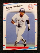 1988 Fleer (Set Break) #209 Rickey Henderson