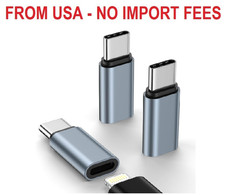 3 Pack Lightning to USB C Adapter Apple MFi Certified for iPhone 17e 17 Air Pr