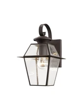 Livex Lighting 2181 Westover 1 Light 12-1/2" Tall Outdoor Wall - Bronze