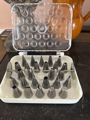 Ateco Cake Decorating Set No 782 with Decorating Tips Vintage