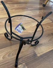 Durable Black Metal Gazing Globe Stand for 8" & 10" Globes - See Description