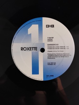 ROXETTE (1989) DANGEROUS / I COULD NEVER GIVE YOU UP - 12'' Single Vinyl Record