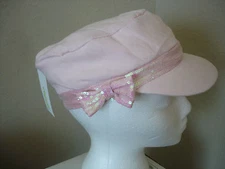 NWT Capelli Kids New York Pale Pink SEQUIN Hat Girls M / L 