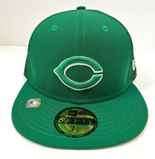 Cincinnati Reds NE MLB 2022 St. Patrick's Day Fitted Hat~Green