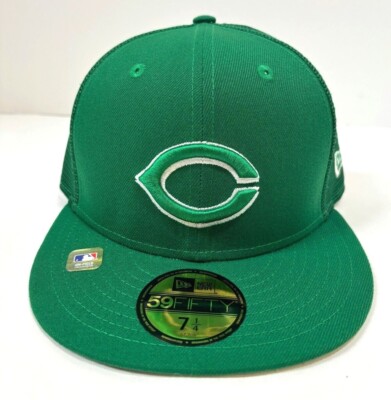 Cincinnati Reds NE MLB 2022 St. Patrick's Day Fitted Hat~Green