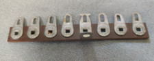 NOS Radio/TV Vintage Bakelite Terminal Board 8 Connections, unlabeled