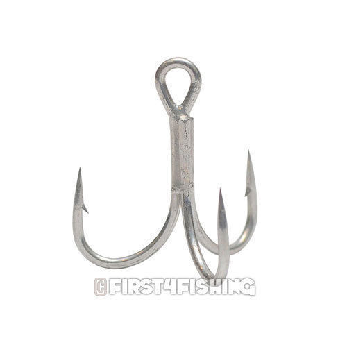 Black Cat Treble Hooks Catfish Pike Lures Sea Coarse Fishing Terminal