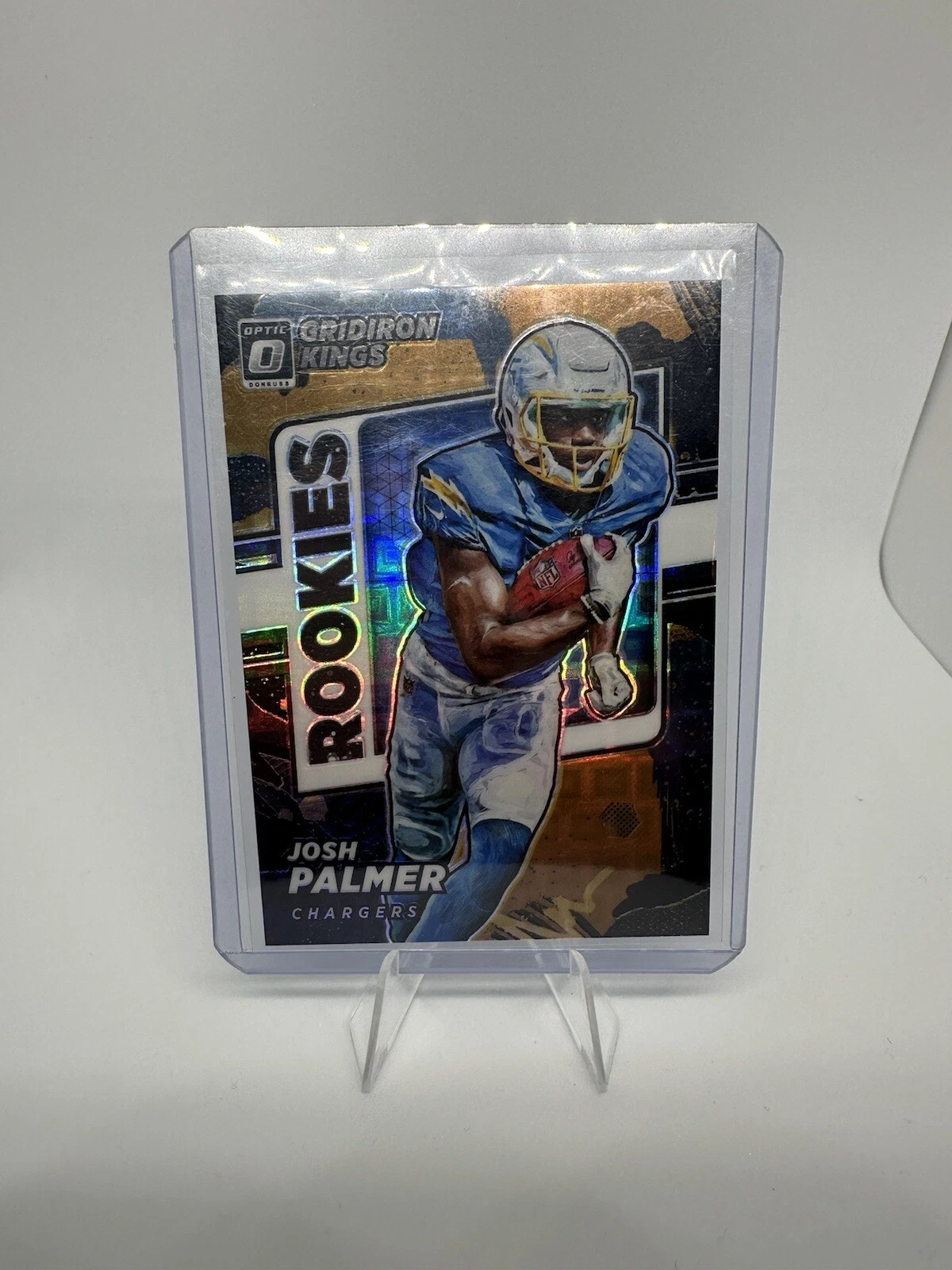 2021 Panini Donruss Optic Gridiron Kings Black Pandora JOSH PALMER Rookie /25!