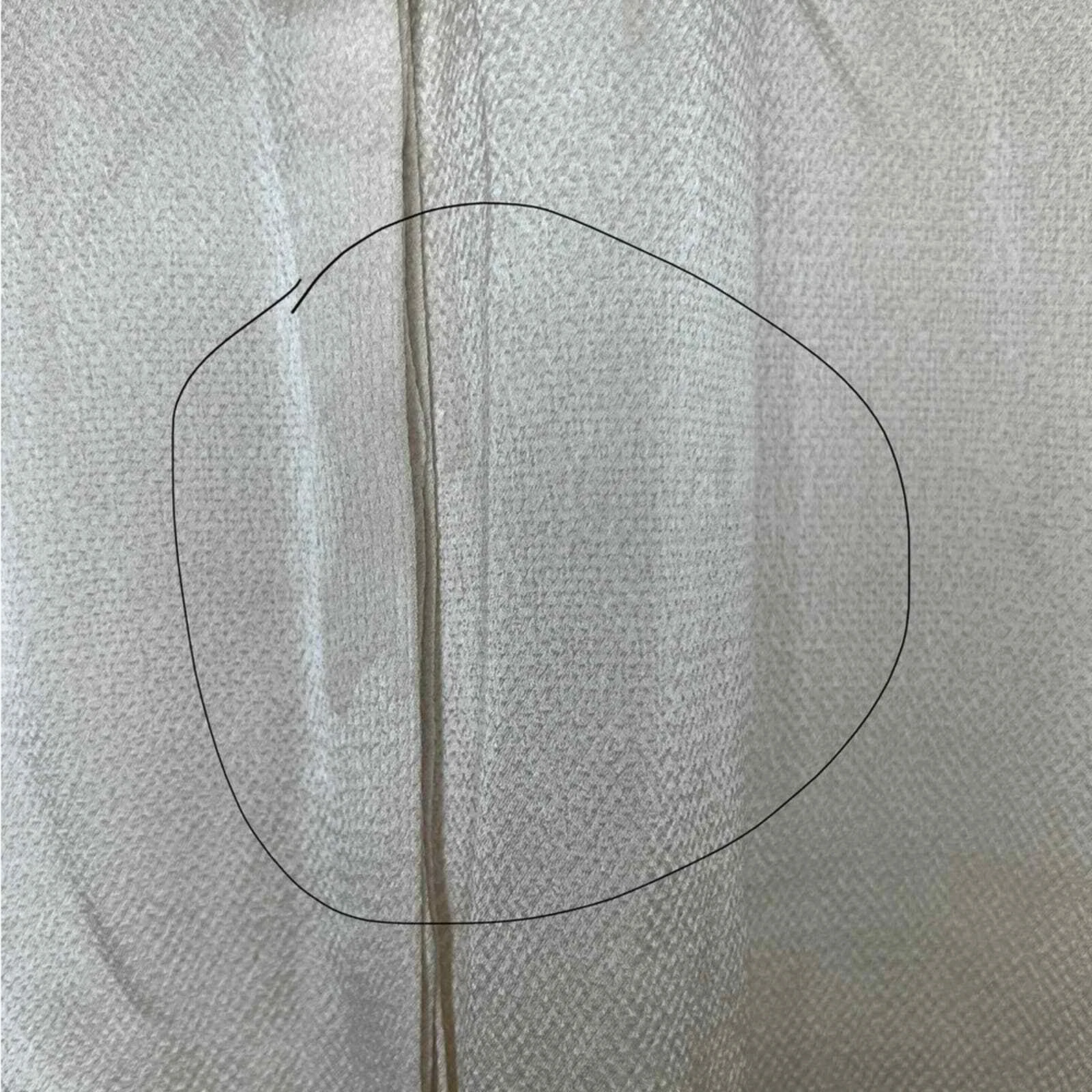 Abito camicia alta bassa Alexander Wang crema nero senza maniche colorblock taglia 2