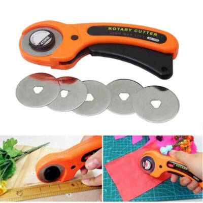 45mm Stoffschneider Rollschneider Rundmesser Rotary Cutter Mit 5 Runden Kling R