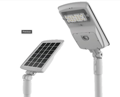 NEW Howard Lighting SLS0084SFG SLS Street Light LED with Remote. Solar Panel Bat