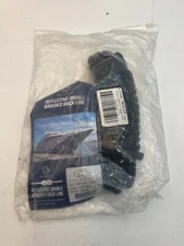 Obcursco Double Braided Nylon Reflective Dock Line (Black, 3/8-Inch x 20-Feet)