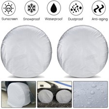 2x 27"-29" Heavy Duty Waterproof Motorhome Truck Wheel Cover Car Tire Protection