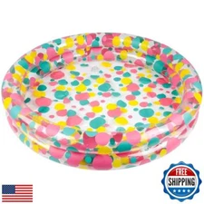 Duck Pond Pool Inflate (3' X 6") Funky Color Inflatable Kiddie Pool Could be 