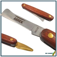 Coltello per innesto tascabile Coltellino pieghevole spatola e fodero da tasca