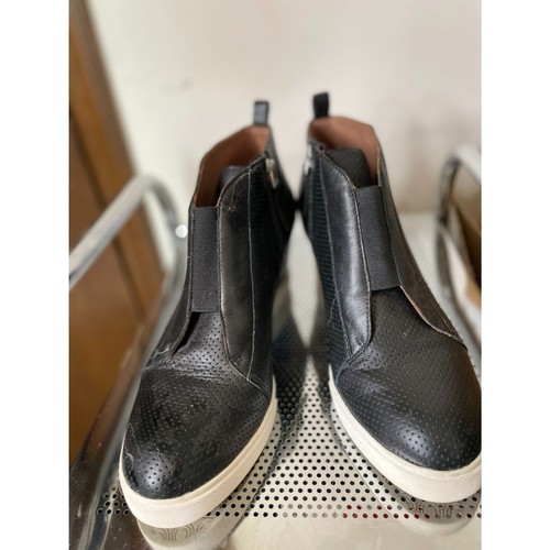 Paola black leather boots - Gem