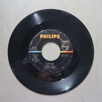 BOBBY HEBB LOVE ME/CRAZY BABY PHILLIPS VINYL 45 VG 19-66