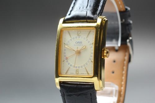 【Exc+5】 Vintage ORIS Rectangular Pointer B7460 Automatic Men's Watch ...