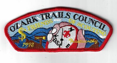 Ozark Trails Council SAP SA-5 FOS 1998 Trustworthy RED Bdr. (DN $75) Springfield
