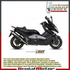 Scarico Completo MIVV Speed Edge Nero Acciaio inox Yamaha T-Max 500 2008 > 2011
