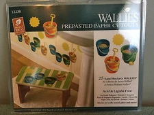 Wallies Wall Paper Cut Outs 25pkg Sand Buckets Beach 4" Pre-pasted Washable