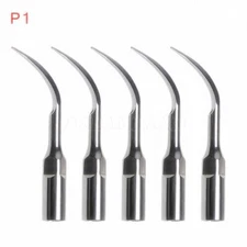 5Pc Dental Ultrasonic Scaler Perio Tips P1 Fit Woodpecker EMS Cavitron Handpiece