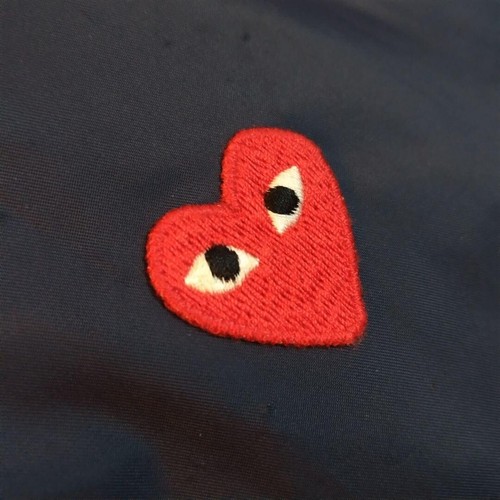 PLAY COMME des GARCONS Single Trench Coat Polyester Men's S - Picture 17 of 20