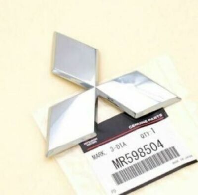 MITSUBISHI Genuine OEM FRONT RADIATOR GRILLE THREE DIAMOND SILVER ...