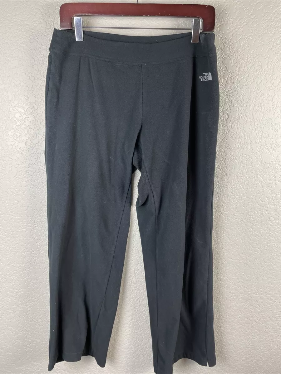 NORTH FACE TKA 100 Women's Small Black Fleece Lined Straight Leg Pants