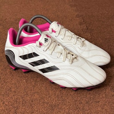 Adidas Copa Sense.4 FxG Soccer Cleats White Pink Black FW6536 Mens 8.5