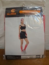 Aerobic Accessories Pink Costume Halloween Workout Leg Warmers Theatre 80s New