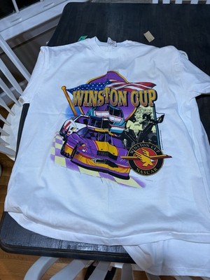 VTG 90s WInston Cup Nascar 1993 Rare T-Shirt Size L Hanes Only One On Ebay NWOT