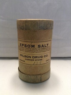 Vintage 1940 50s Wilson Drug Store Lorimor Iowa Container