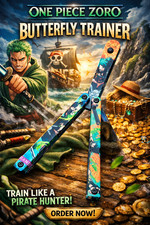 NUOVO Butterfly Trainer Balisong per appassionati di flipping sport collezionismo trucchi